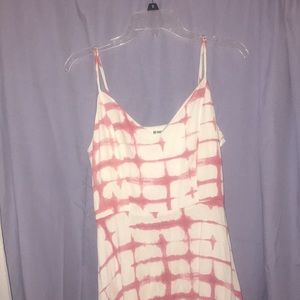 BB DAKOTA Size 4 Adjustable Tie-dye Maxi Dress